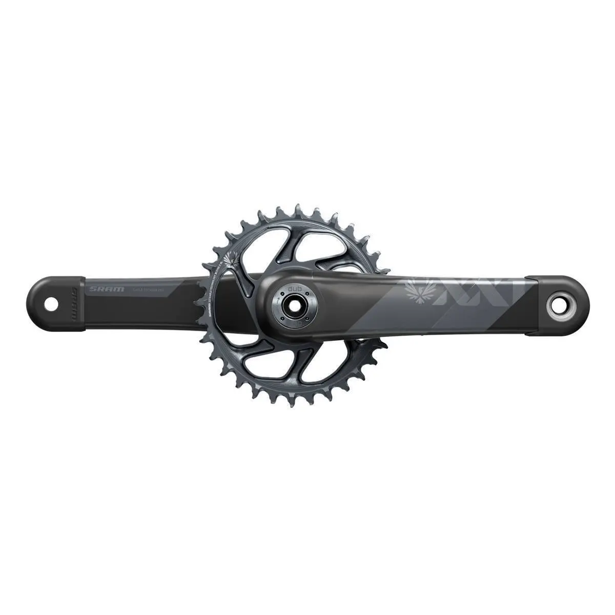 Vevkedja med en våg Sram XX1 Eagle DUB Dirm Nr 12V 34D Xsync2 S/BB