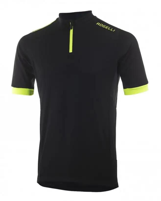 Tröja Rogelli Perugia 2.0 Jersey SS Svart/Gul