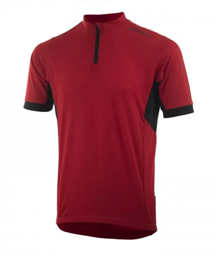 Tröja Rogelli Perugia 2.0 Jersey SS Röd/Svart
