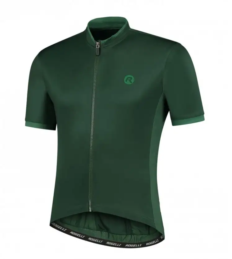 Tröja Rogelli Essential Jersey SS Army Grön