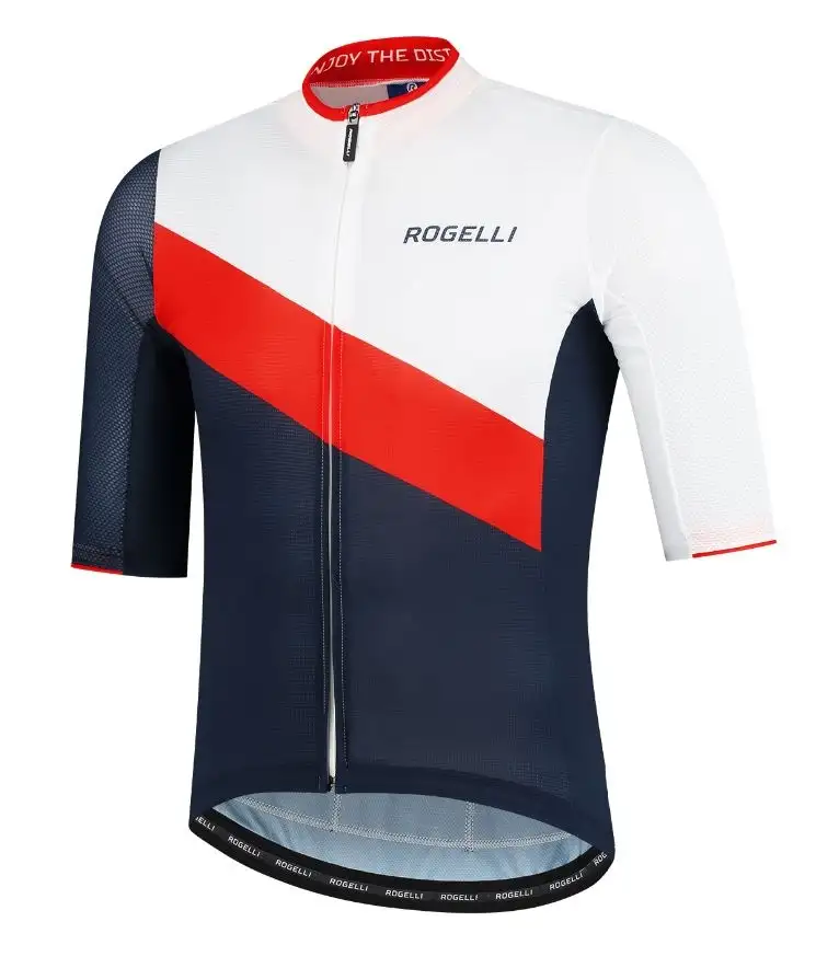Tröja Rogelli Kai Jersey SS Blå/Röd/Vit