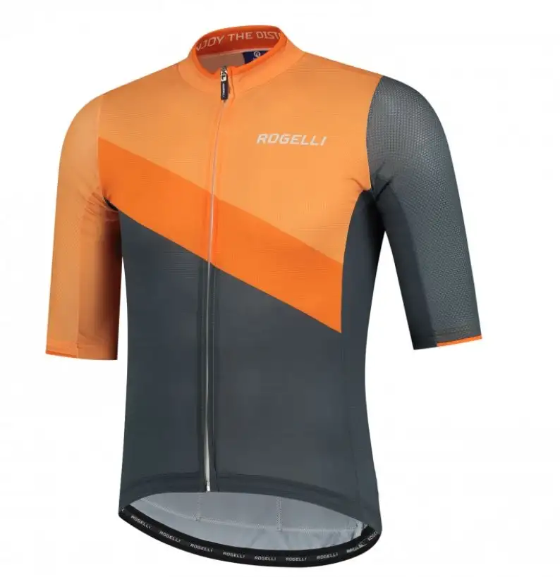 Tröja Rogelli Kai Jersey SS Grå/Orange