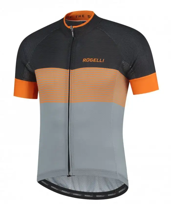 Tröja Rogelli Boost Jersey SS Grå/Svart/Orange