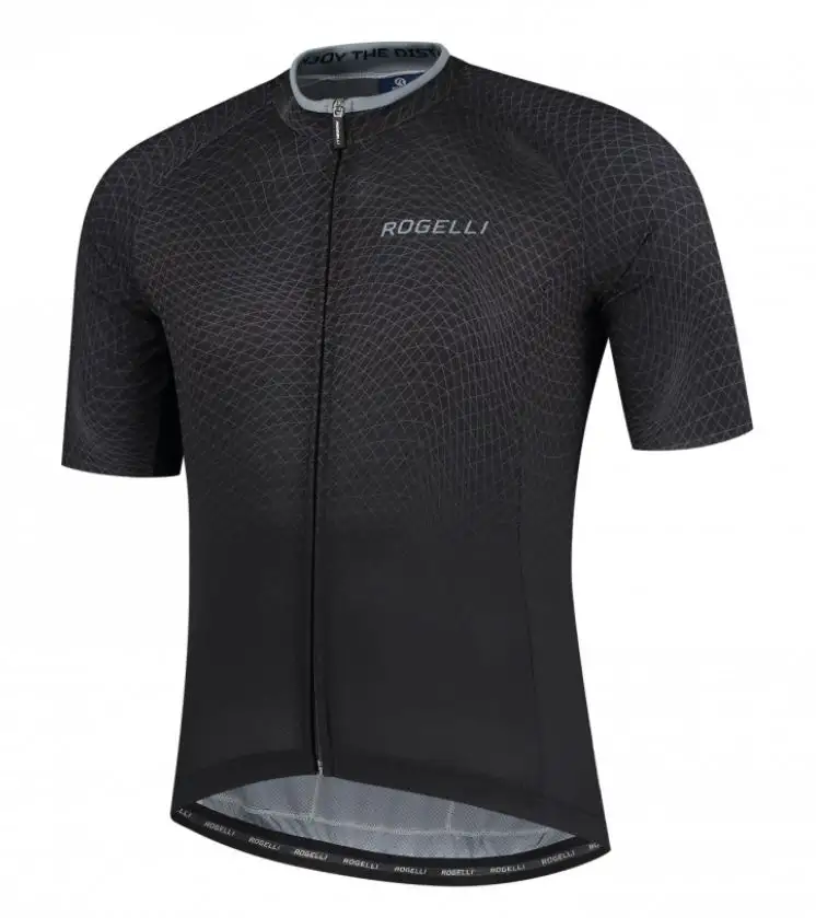 Tröja Rogelli Weave Jersey SS Svart/Grå