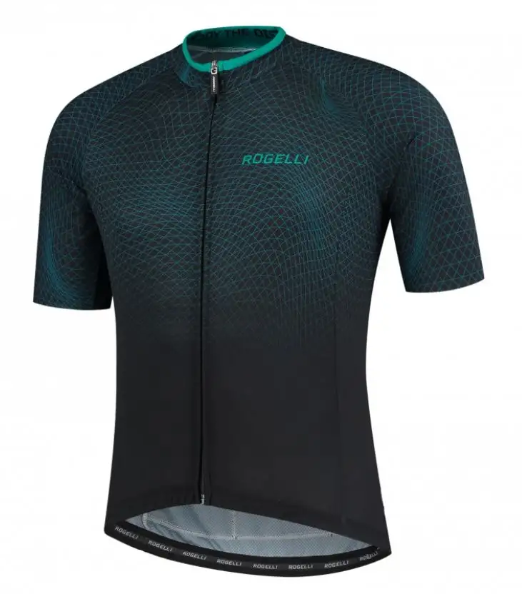 Tröja Rogelli Weave Jersey SS Svart/Grön