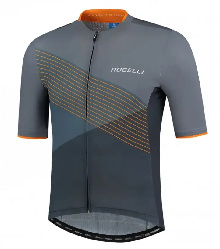 Tröja Rogelli Spike Jersey SS Grå/Orange