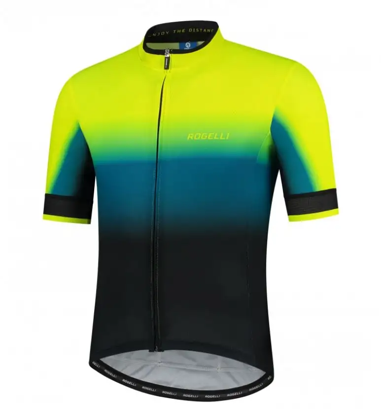 Tröja Rogelli Horizon Jersey SS Blå/Gul