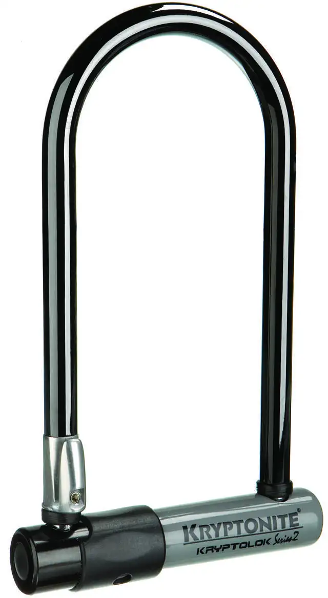 Bygellås Kryptonite Kryptolok Series 2 Std svart med Flexframe fäste