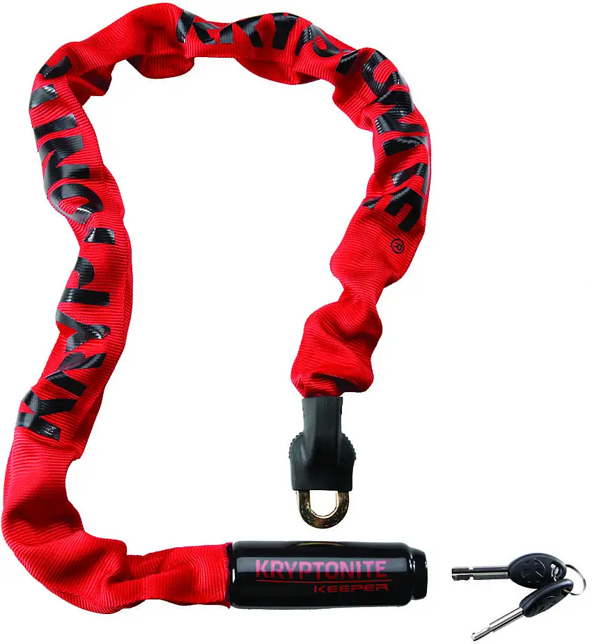 Kättinglås Kryptonite Keeper 785 85 cm röd