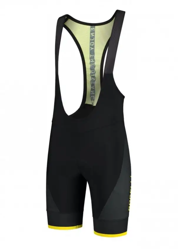 Bib Shorts Rogelli Fuse 2.0 Svart/Gul