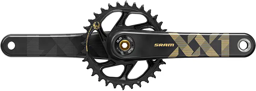 Vevparti SRAM XX1 Eagle 1 x 12 växlar DUB direct mount 34T 170 mm svart/guld