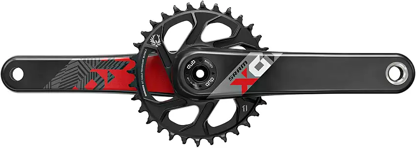Vevparti SRAM X01 Eagle 1 x 12 växlar DUB direct mount 32T 170 mm svart/röd