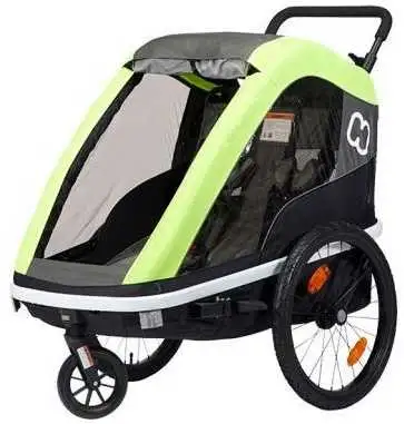 Cykelvagn Hamax Avenida 2 barn lime