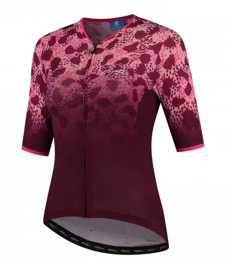 Tröja Rogelli Animal Jersey SS Röd/Rosa