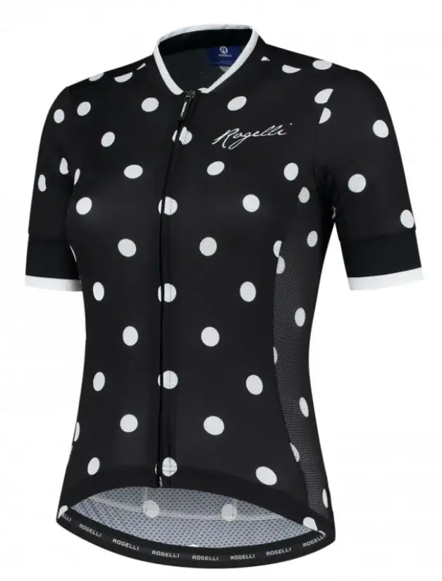 Tröja Rogelli Sprinkle Jersey SS Dam Svart/Vit