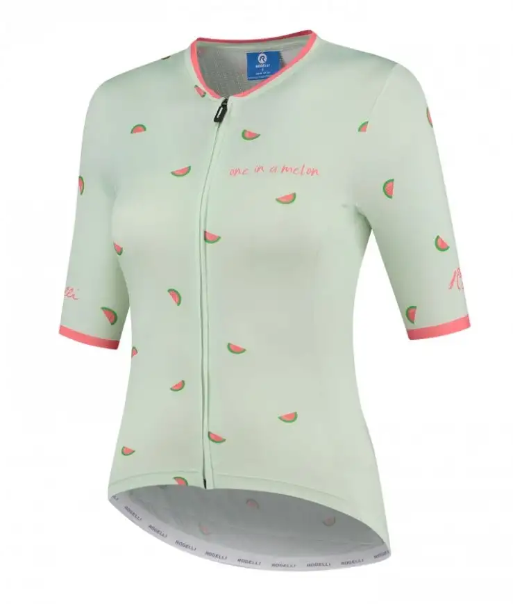 Tröja Rogelli Fruity Jersey SS Dam Mint/Coral