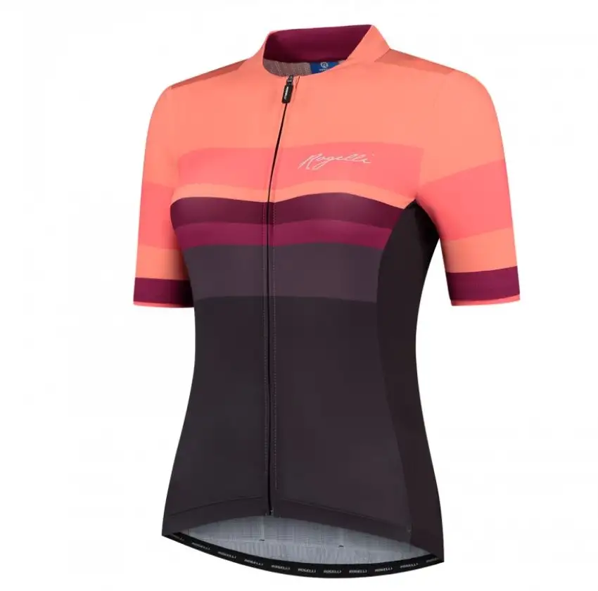 Tröja Rogelli Calm Jersey SS Grå/Coral
