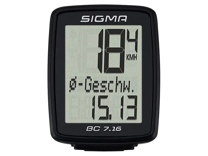 Cykeldator Sigma BC 7.16 svart
