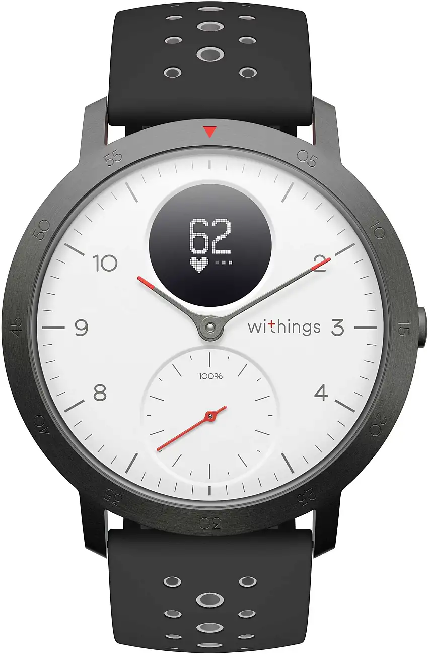 Pulsklocka Withings Steel HR Sport vit
