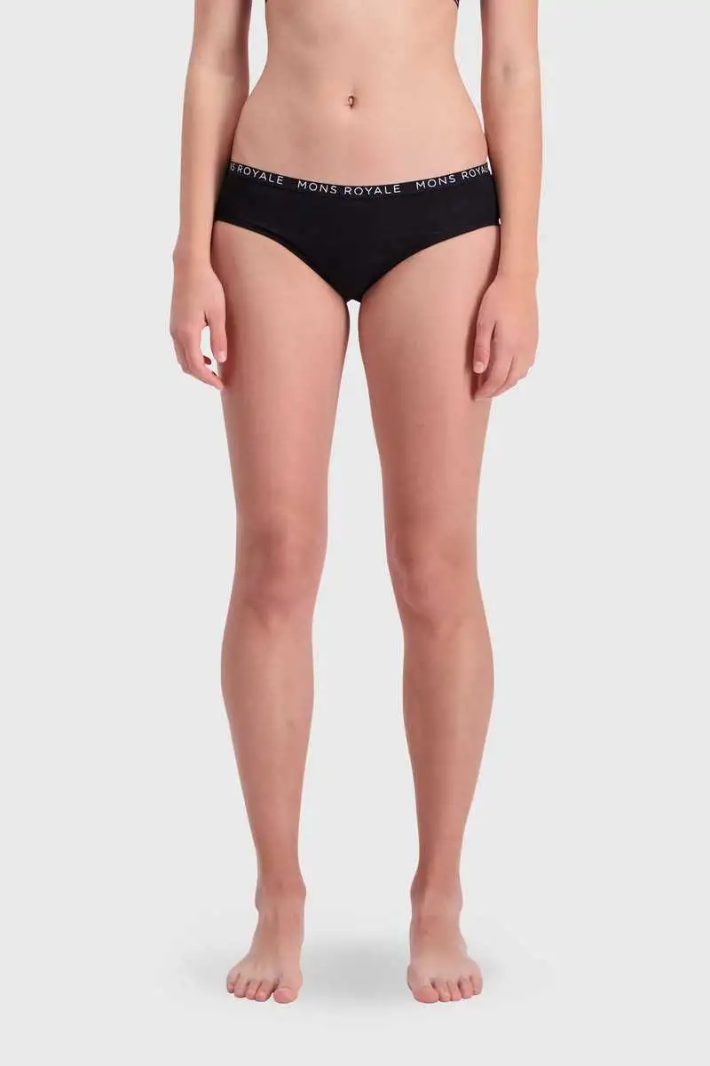 Underdel Mons Royal Wool FOLO Brief dam svart