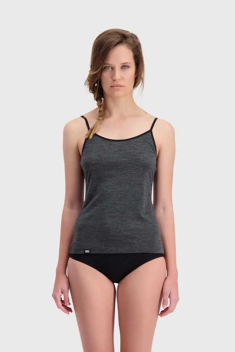Linne Mons Royal Wool No Ordinary Cami dam grå