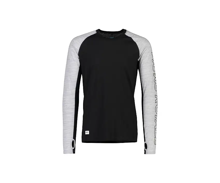 Tröja Mons Royal Wool Mens Temple Tech LS Black