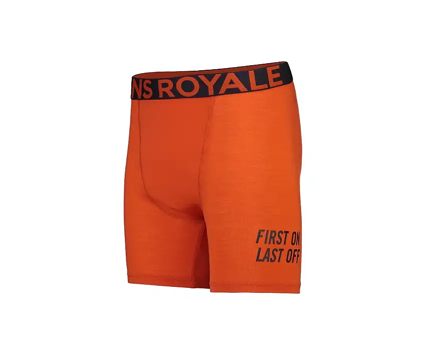 Boxer Mons Royal Wool Mens Hold 'em Boxer Orange