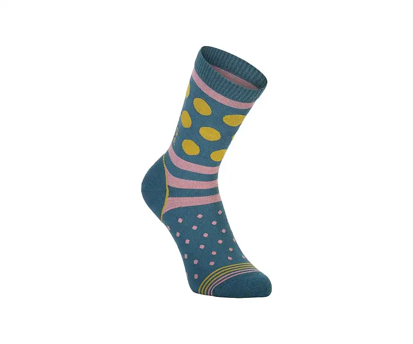 Strumpa Mons Royal Wool Womens All Rounder Crew Sock Blå