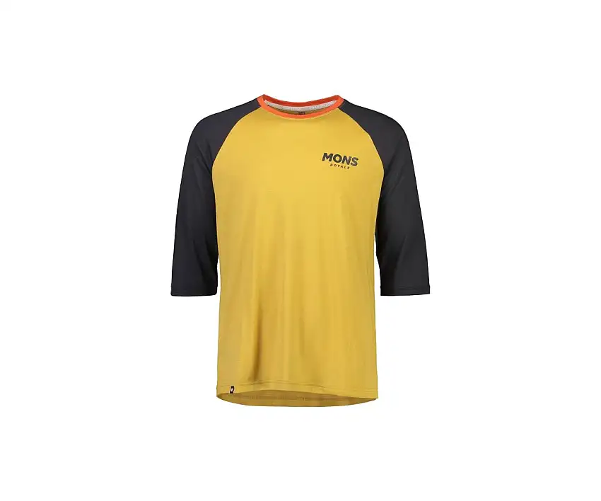 Tröja Mons Royal Wool Mens Tarn Freeride Raglan 3/4 Dessert