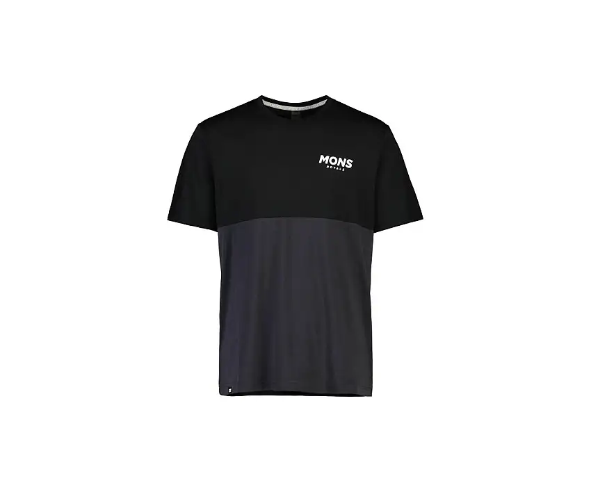Tröja Mons Royal Wool Mens Tarn Freeride T Svart