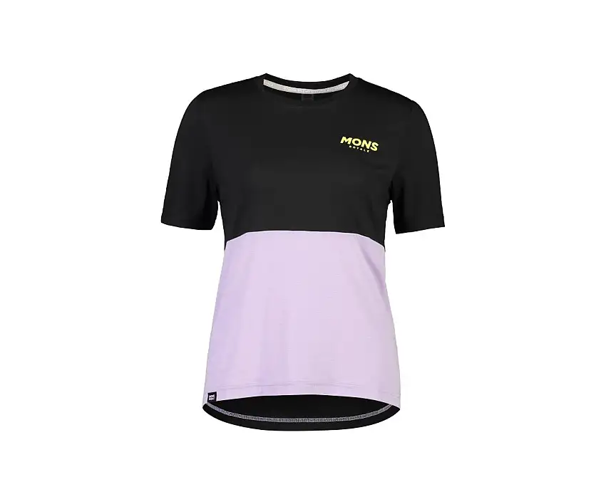 Tröja Mons Royal Wool Womens Tarn Freeride Tee Lila