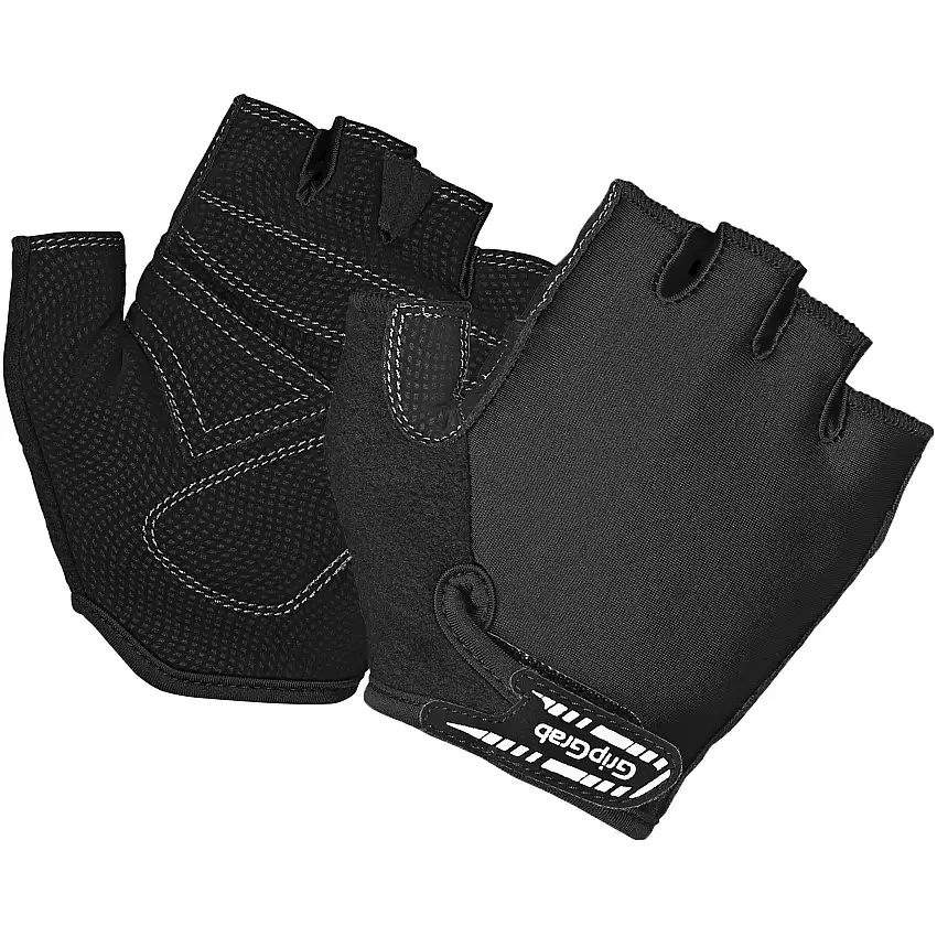 GripGrab Kids' X-Trainer Kortfingrade Sommarhandskar Black