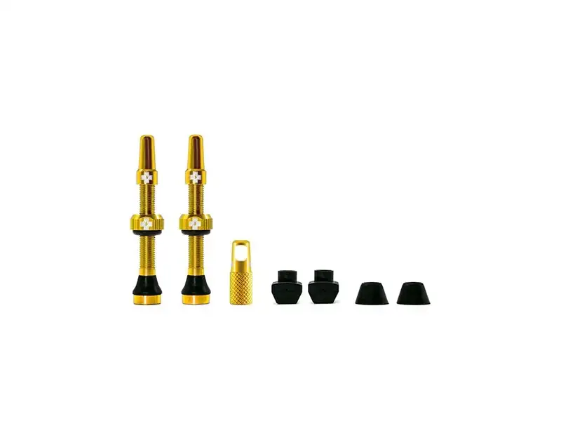 Tubelessventil MUC-OFF Tubeless Valve Kit 44 mm guld