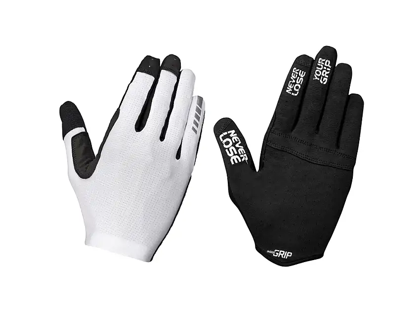 Handskar GripGrab Aerolite InsideGrip Long vit