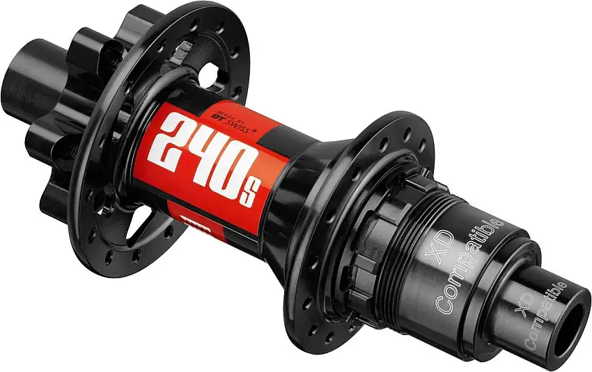 Baknav DT Swiss 240S Boost IS 32H 12 x 148 mm SRAM XD svart