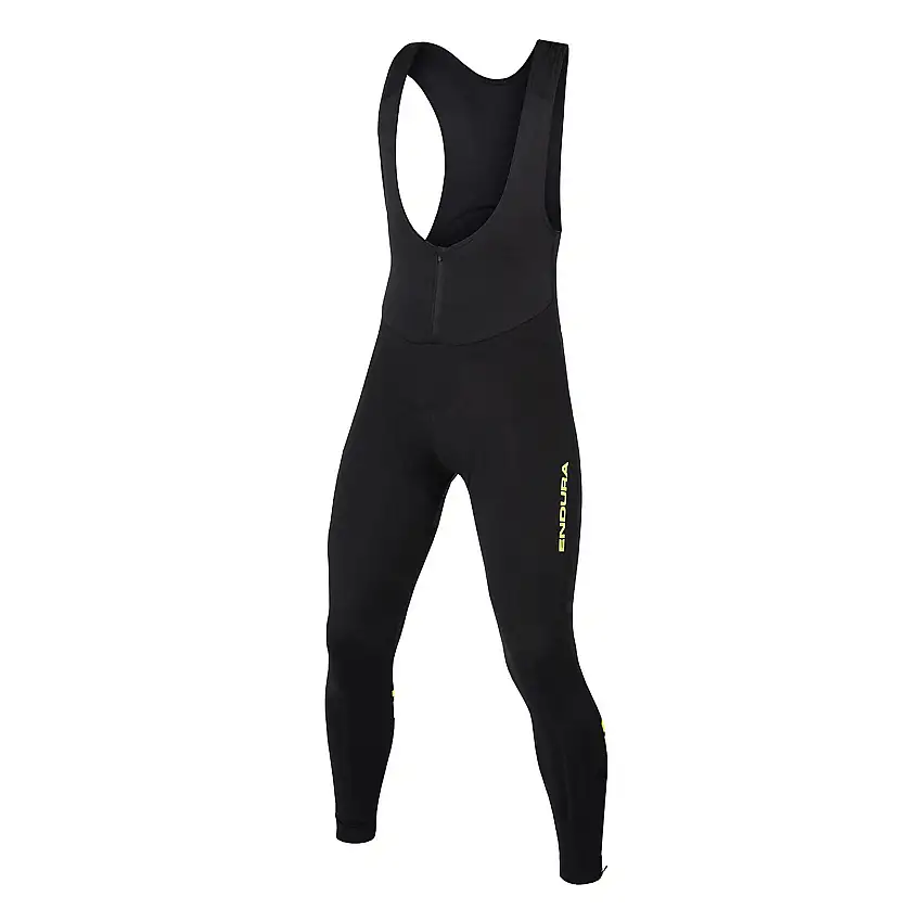 Bib Tights Endura Windchill svart/gul logga