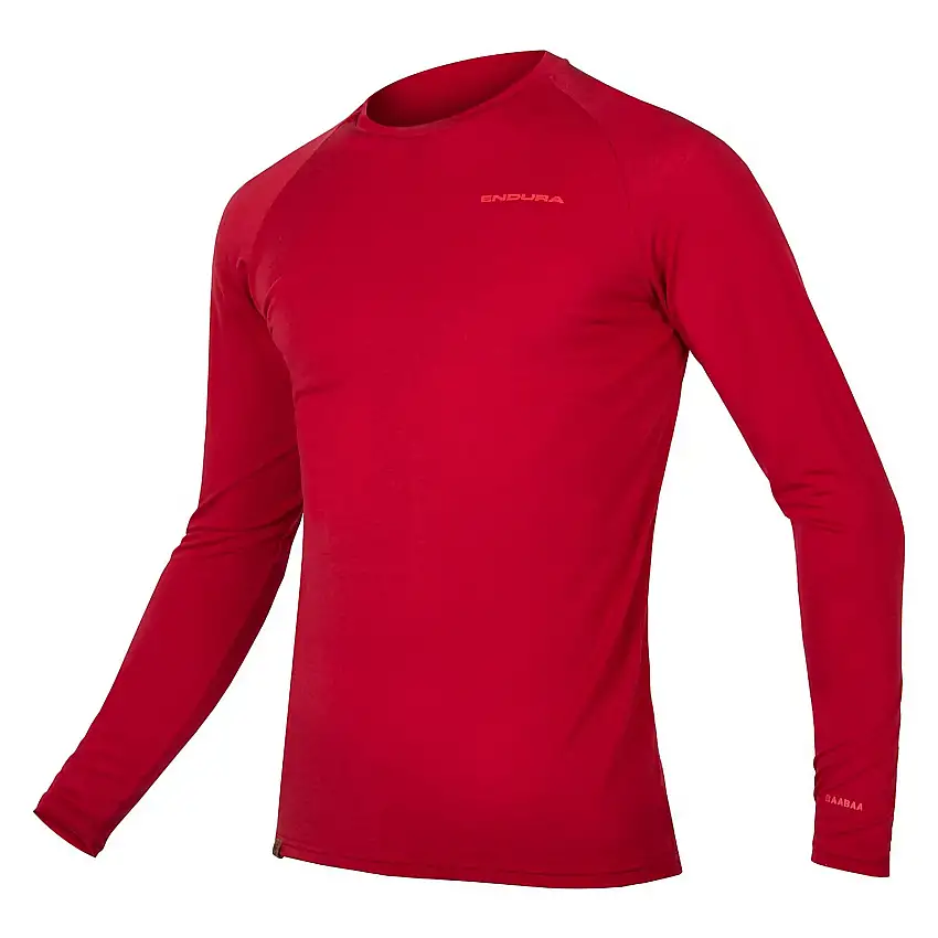 Underställ Endura BaaBaa Blend L/S Baselayer Röd