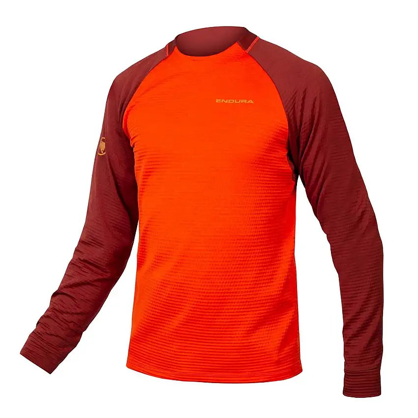 Tröja Endura SingleTrack Fleece Röd