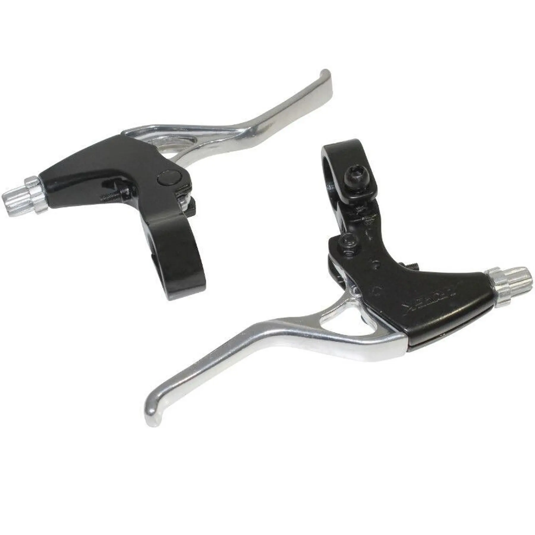 Ett par 3-fingrade bromshandtag i aluminium för mountainbike med justerbar hävarmsrörelse Newton V-Brake