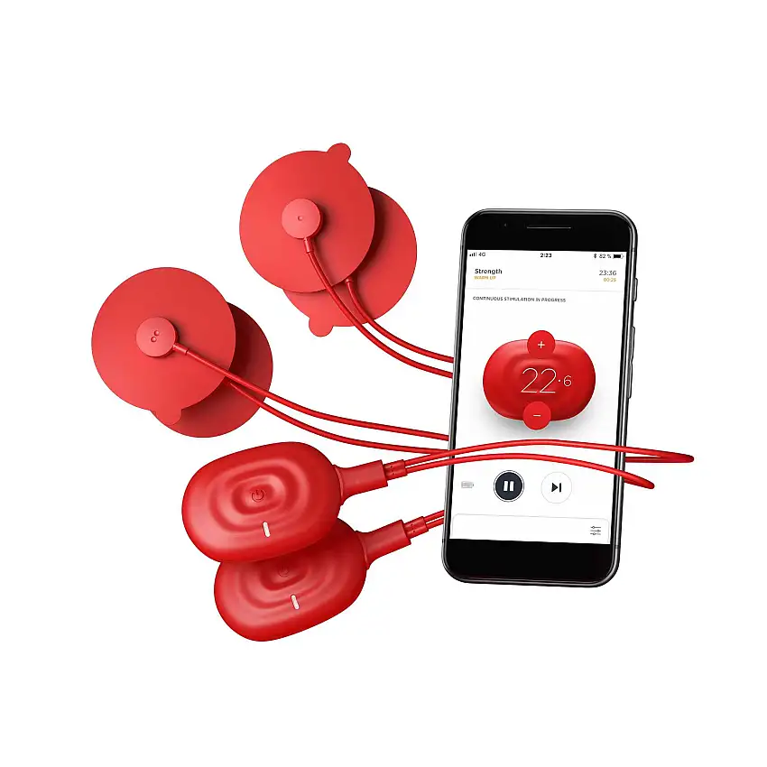 Muskelstimulator PowerDot Duo Gen 2 röd