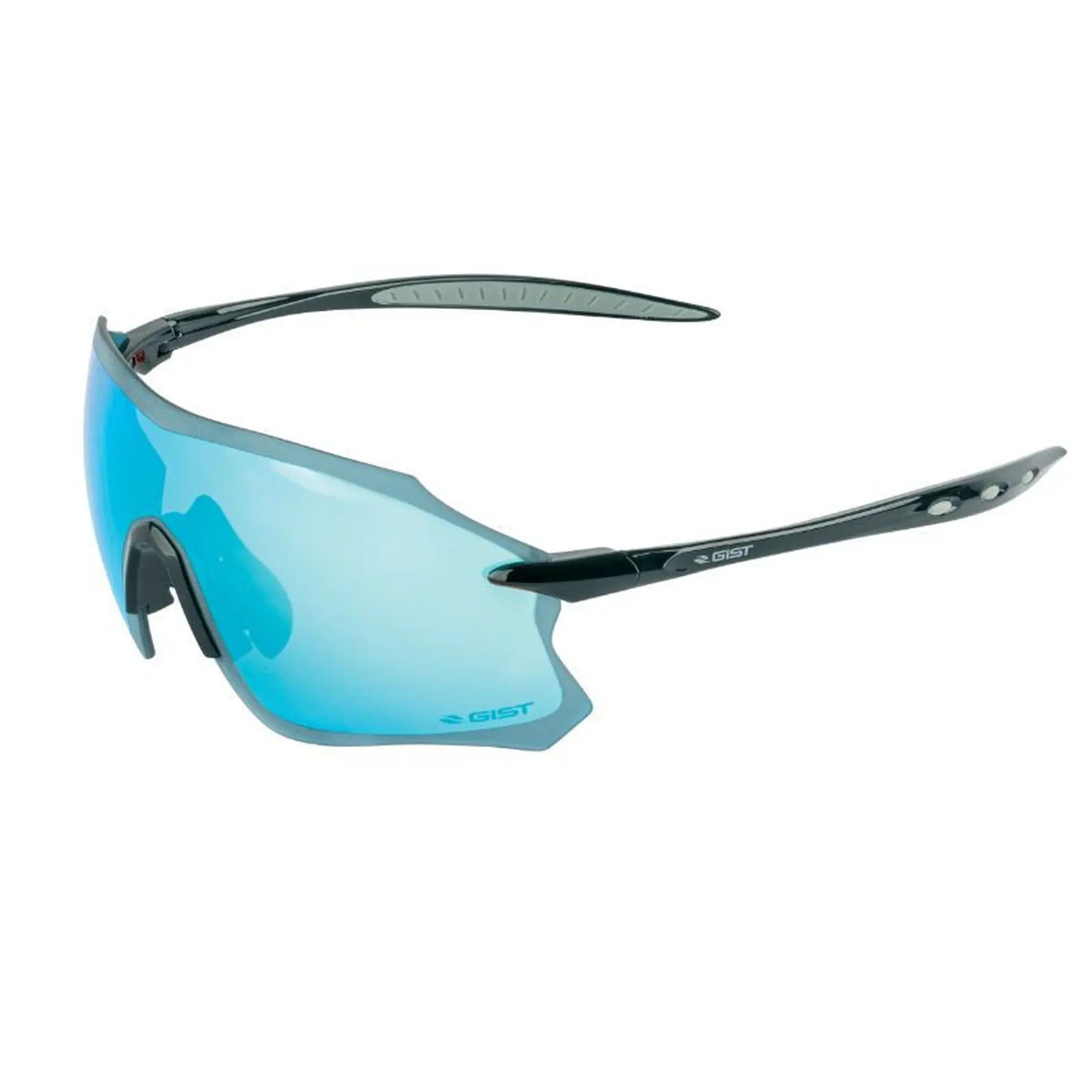 Cykelglasögon blå spegel solglasögonram - 100% uv-skydd - uva - uvb ultralätt Gist Pack