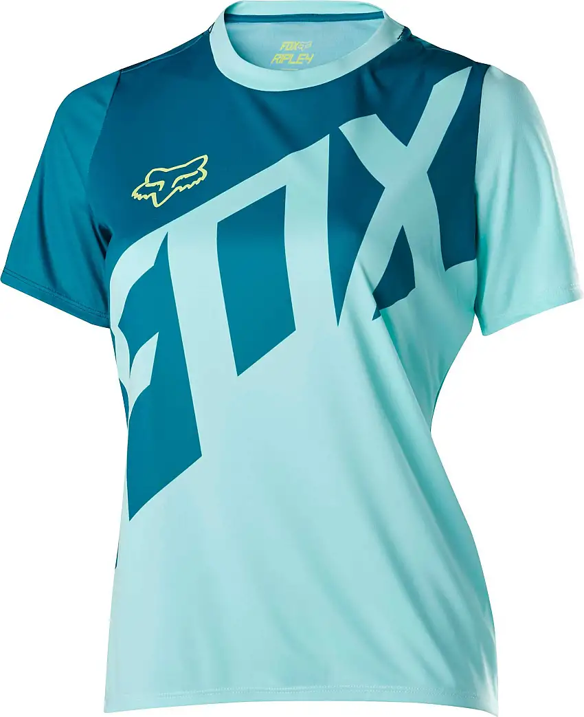 Tröja Fox Womens Ripley SS blå/grön
