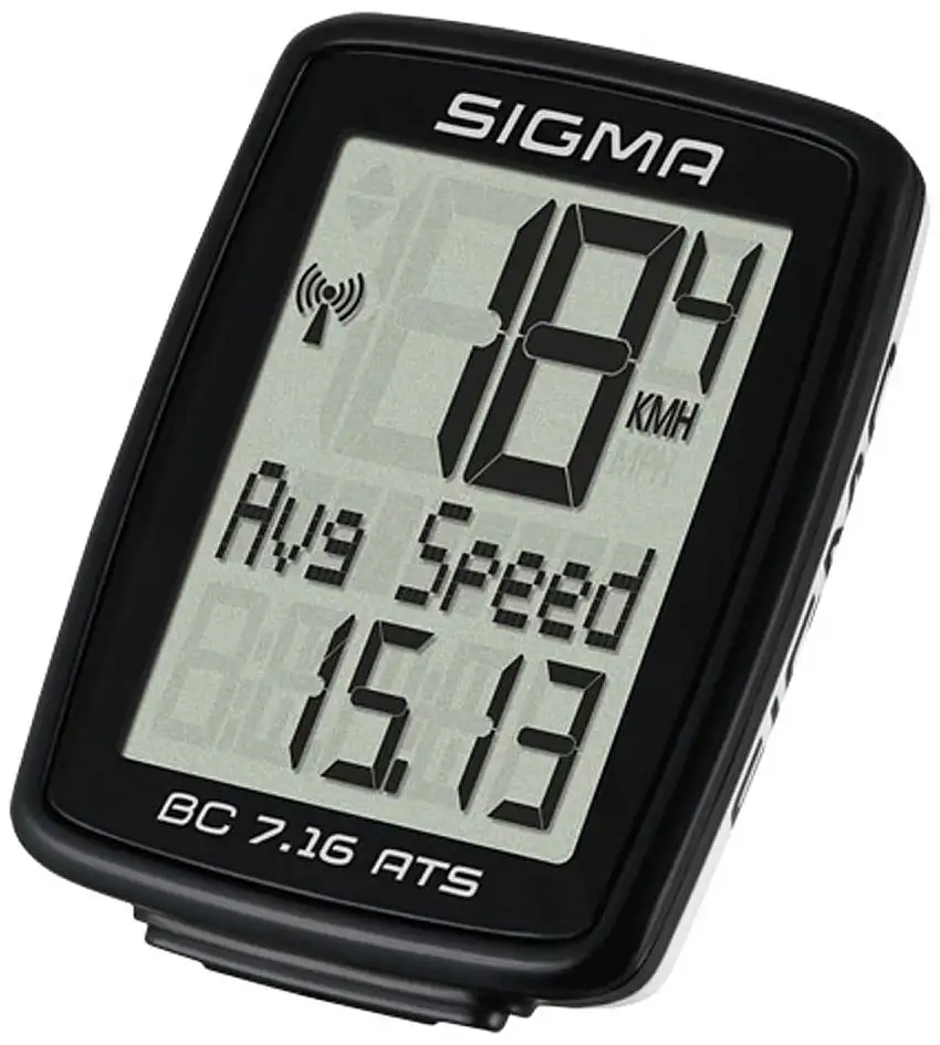 Cykeldator sigma BC 7.16 ATS svart