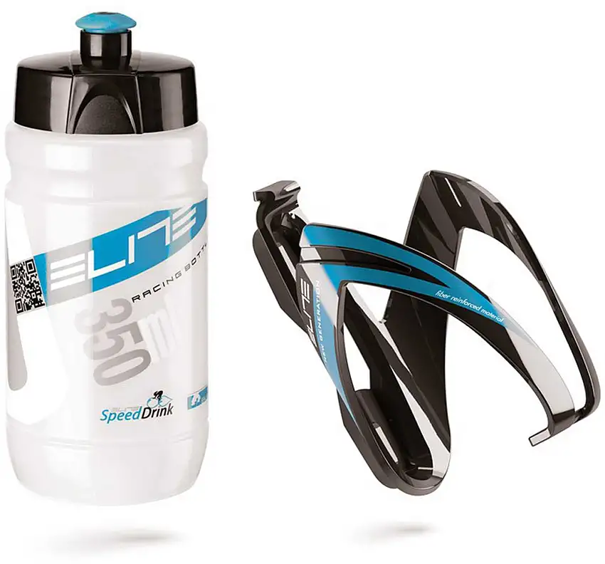 Flaskställ Elite Kit CEO 350 ml blå/svart