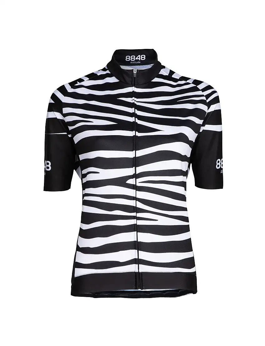 Tröja 8848 Ella W Bike Jersey Zebra Black