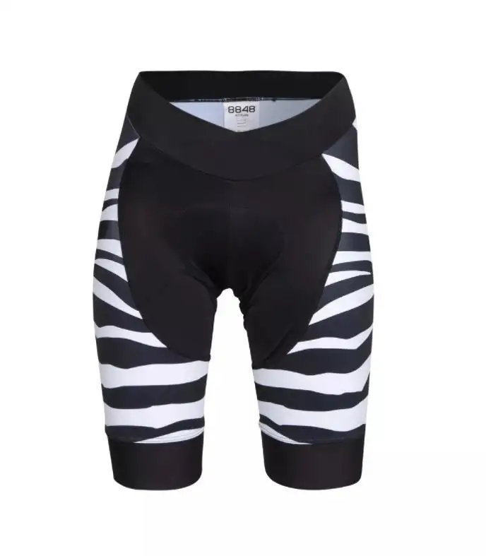 Shorts 8848 Coca 2.0 W Bike Shorts Dam Zebra Black