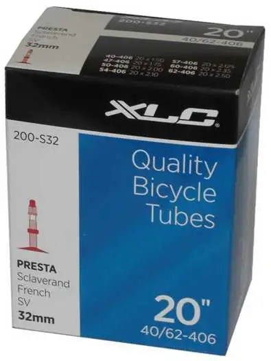 Cykelslang XLC VT-S20 40/62-406 racerventil 32 mm