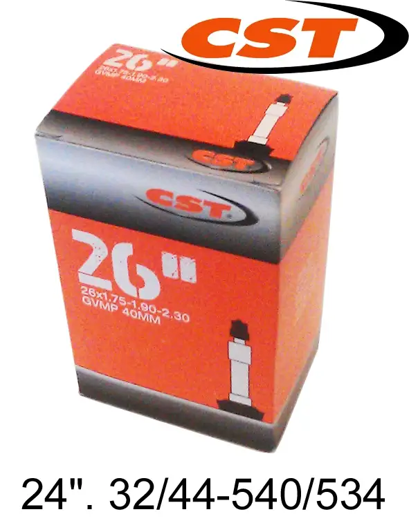 Cykelslang CST 37-540 (24") standardventil