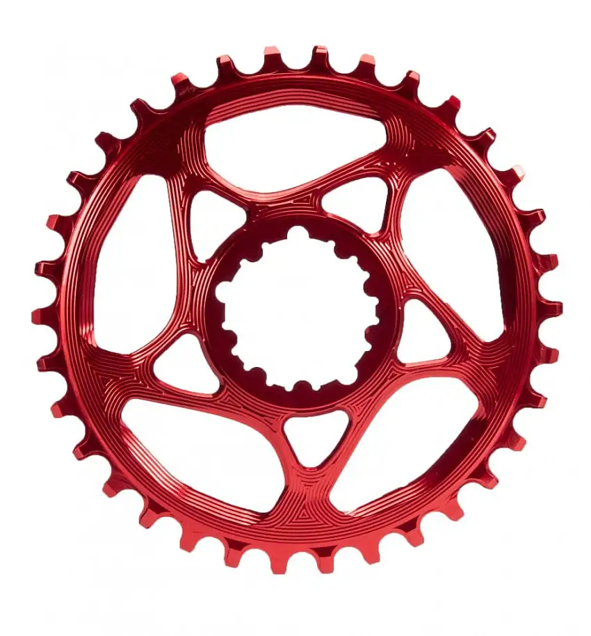 Absolute Black Drev 30T Direkt montering SRAM GXP/BB30/DUB Röd