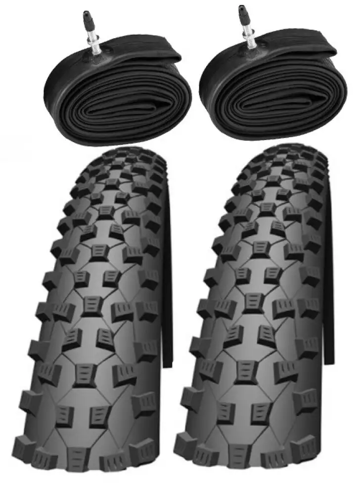 2 däck + 2 slangar Schwalbe Rapid Rob 29x2.25"
